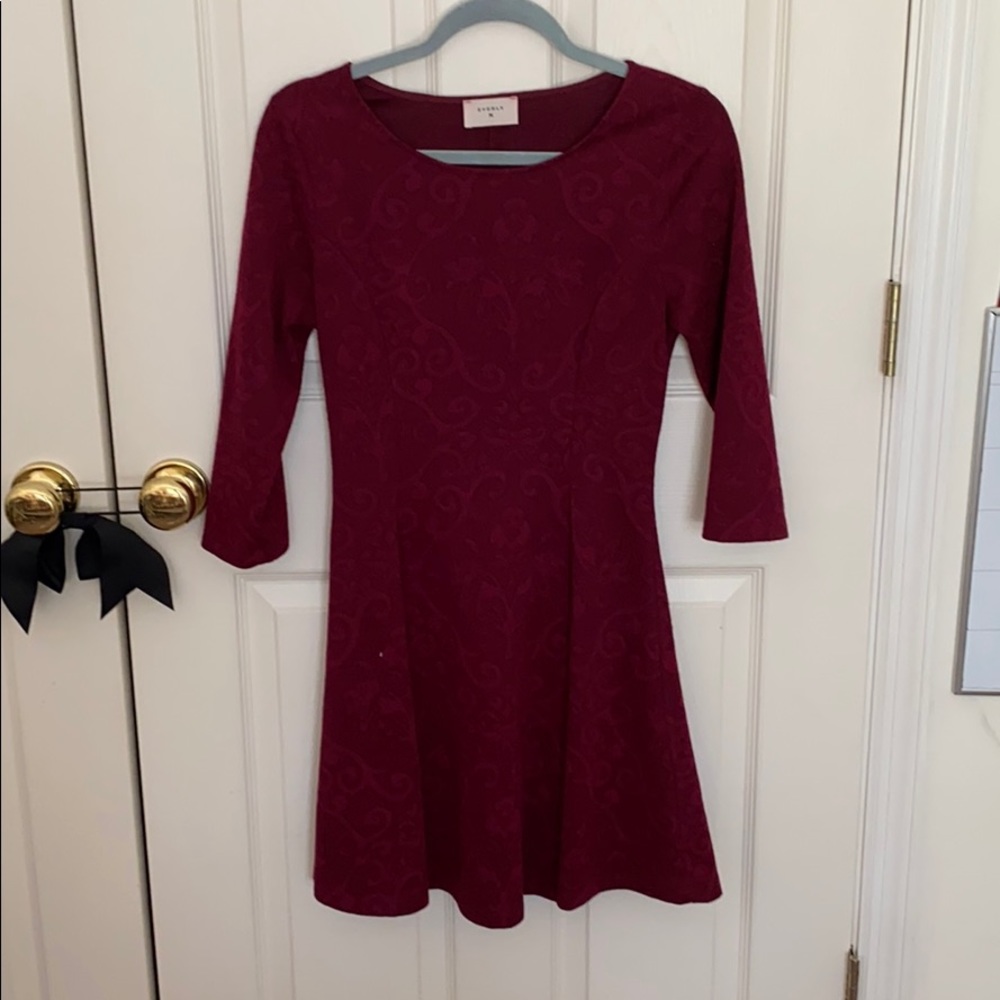Maroon dress